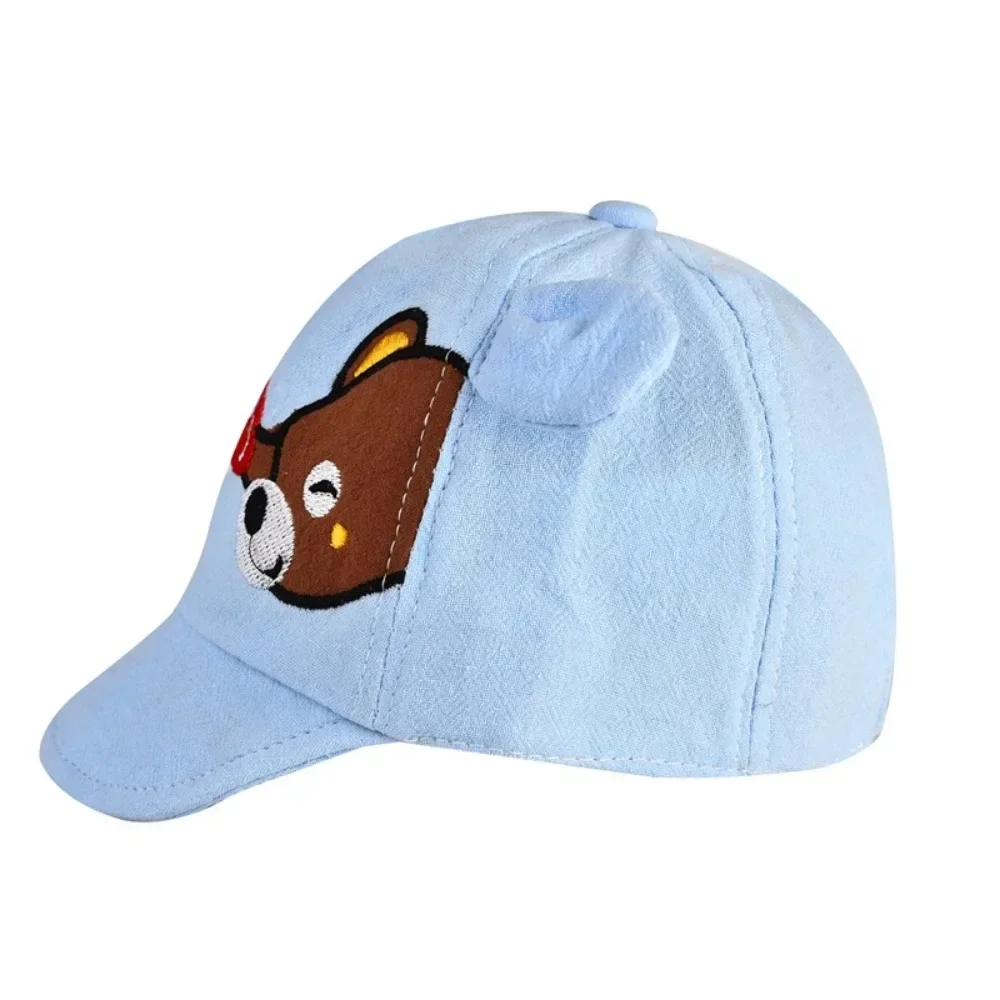 Adjustable Cap Baby Baseball Cap Cartoon Kids Boys Girls Duck Tongue Cap Sunshade Hat with Ears Fisherman Hat Spring Summer