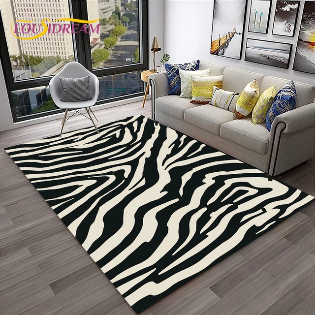 1pc Ultra Soft White Floor Mat, Modern Imitation Animal Fur Area Rug Indoor  Carpet Non-Slip Mat, For Home Living Room Decor