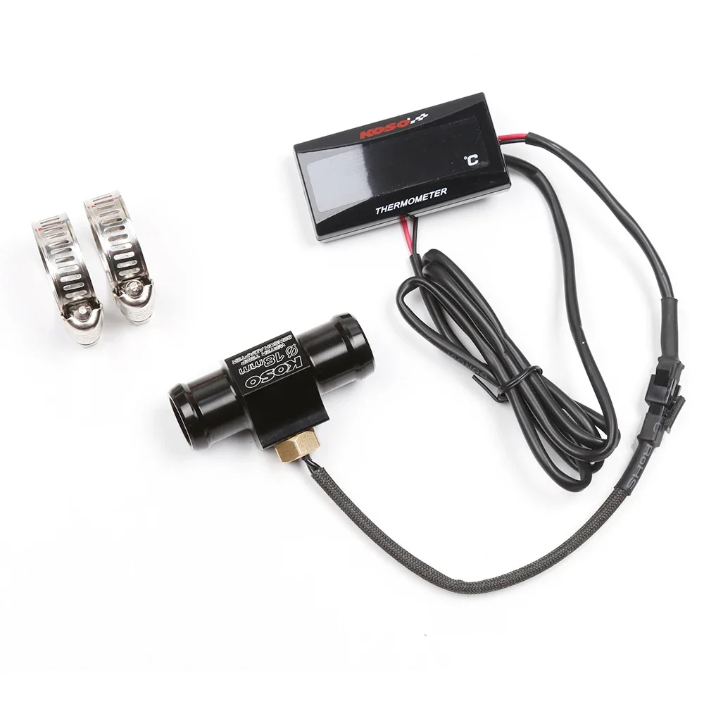 Motorcycle Water Temp Sensor Motorcycle KOSO Water Temperature Mini Meter Sensor for YAMAHA HONDA KAWASAKI Scooter And Racing