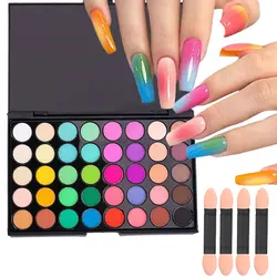 40 - Color Solid Rubbing Powder Palette for Gradient Nail Art Decoration (40colors)