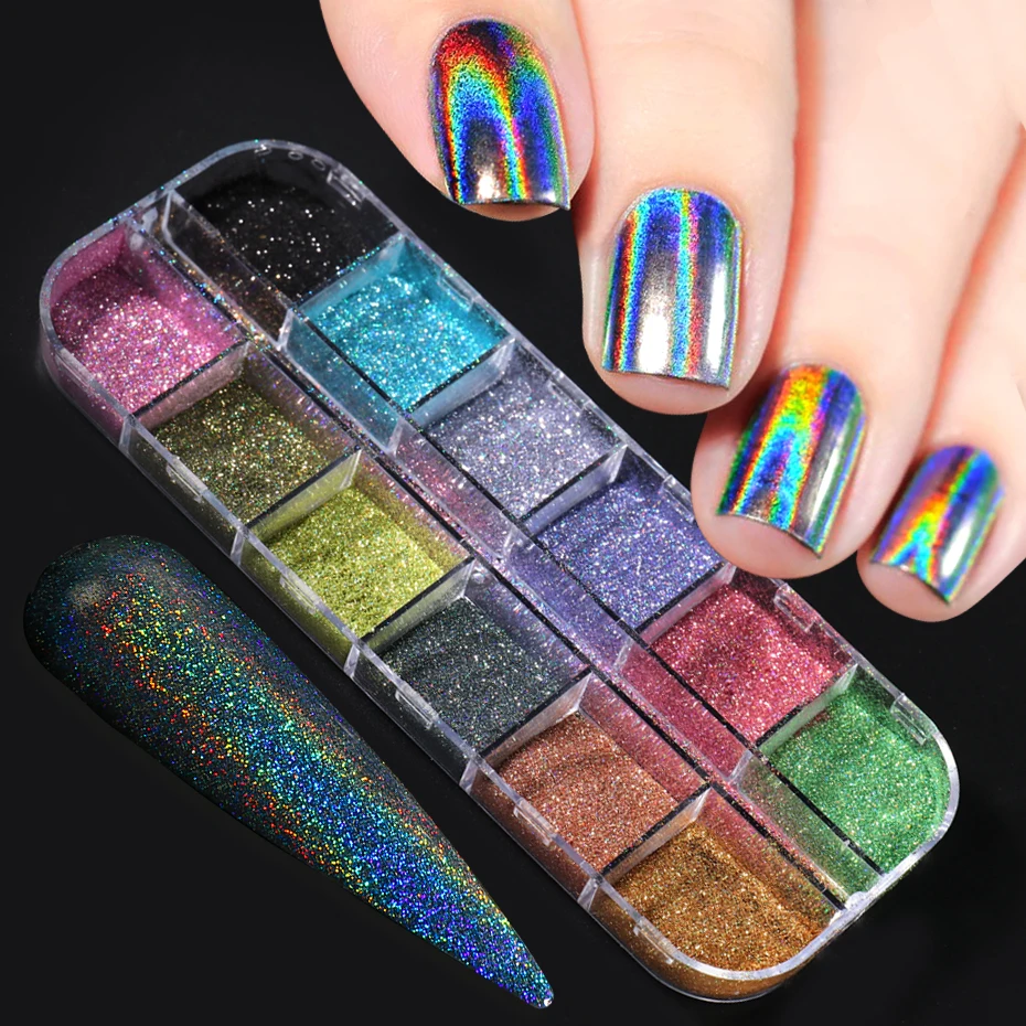 Vernis Poudre Holographique Gris Pailleté 500g - Thermolaquage Haute Résistance - Finition Brillante Shark