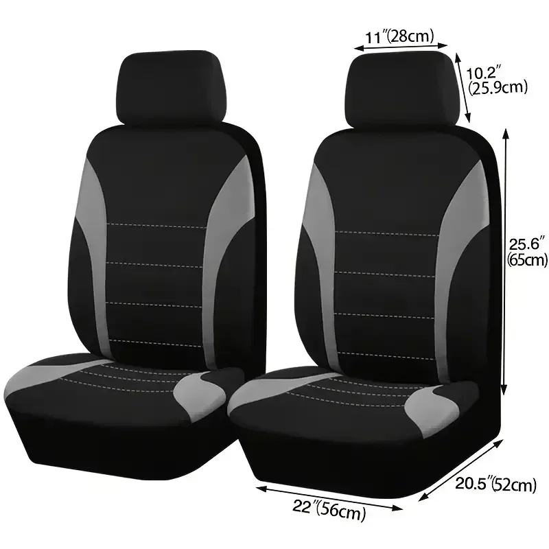 Fabric Car Seat Protector Covers For Dodge Caravan Charger