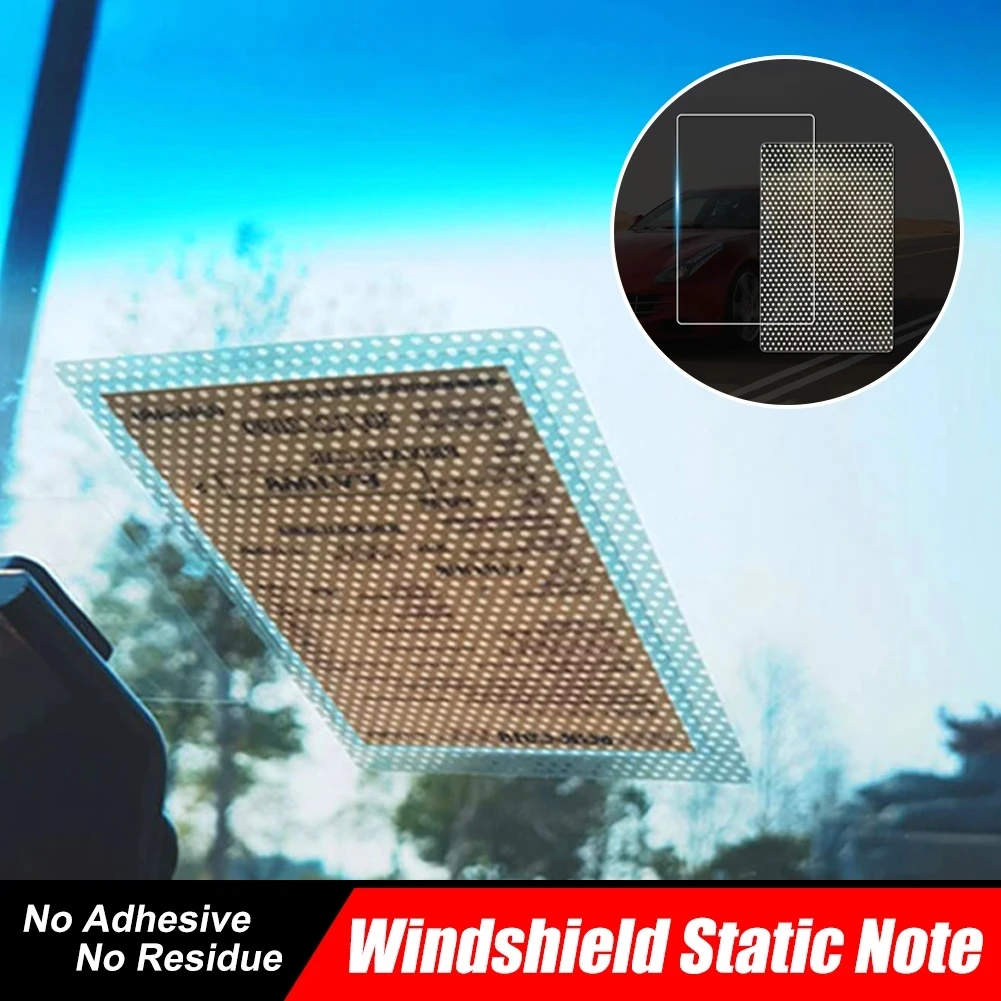 11cmx17cmCarWindshieldStickyNoteDoubleSidedStaticClingSticky