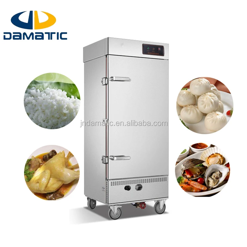 

Power-saving 12 Trays Gas Food Rice Fish Cooker Steamer
