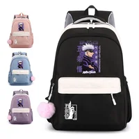 Popular Anime Satoru Gojo Pattern Backpack New Casual Street Anime Backpack Satoru Gojo Cool Backpack School School Bag 1