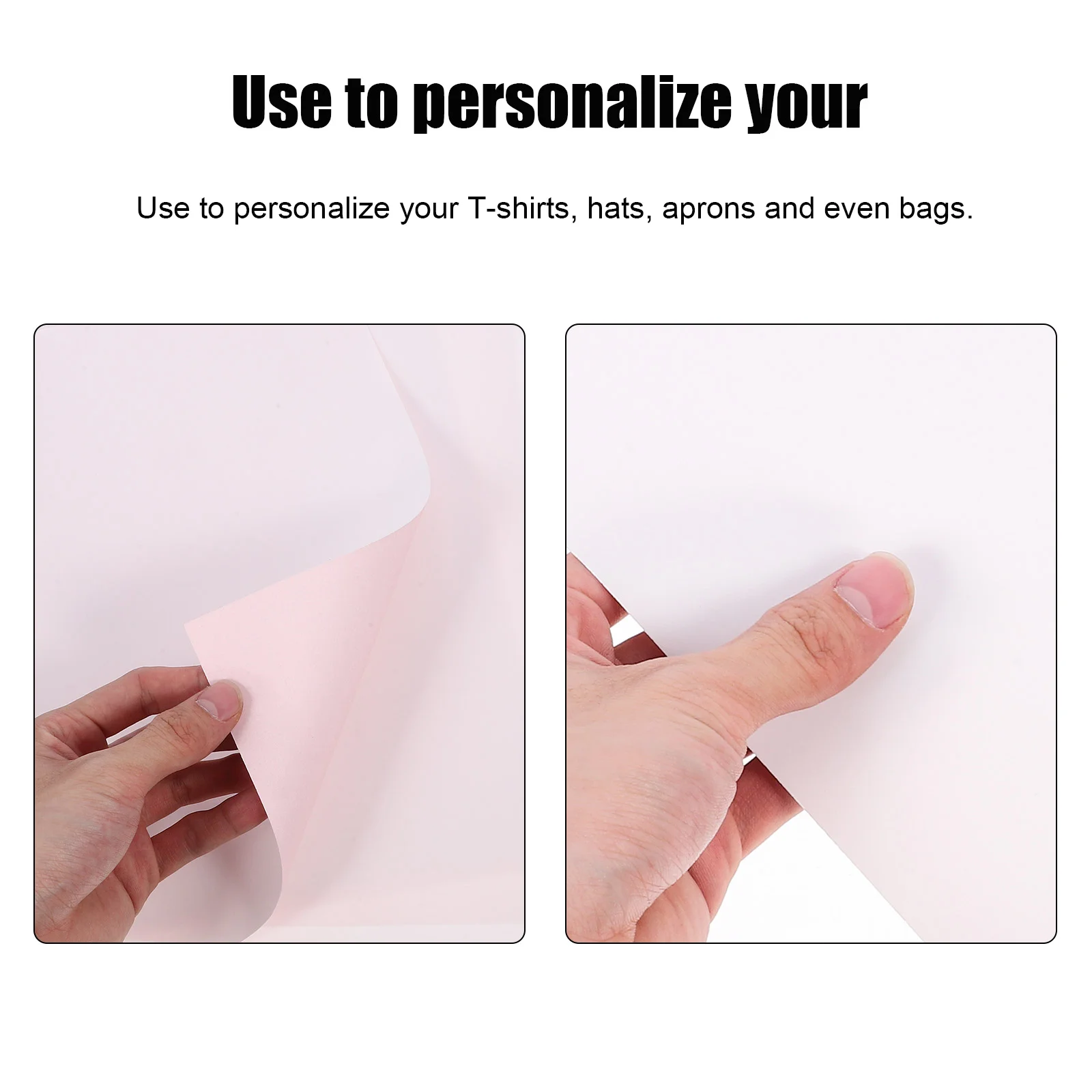 20pcs Heat Transfer Printing Paper A4 Sublimation Heat Sublimation Ink Transfer Paper (White)