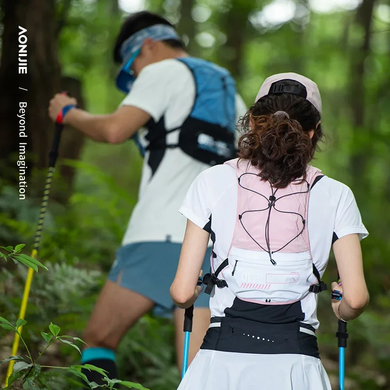 AONIJIE C9113 5L Multifunctional Outdoor Running Backpack Sports Cross-country Hydration Pack Rucksack Vest for chest 78-116cm