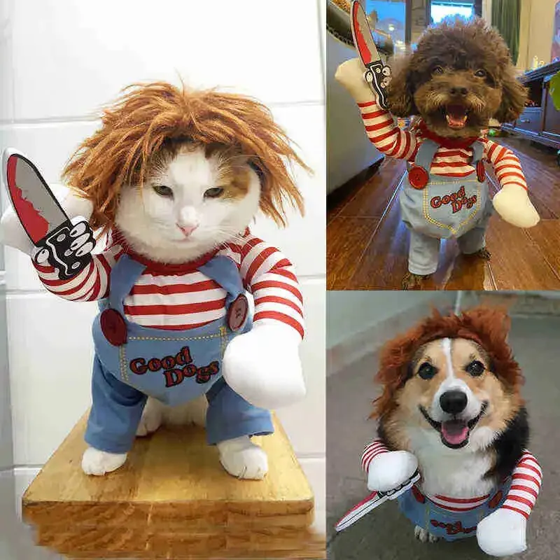 Pet dress 1PCS Halloween dagger style