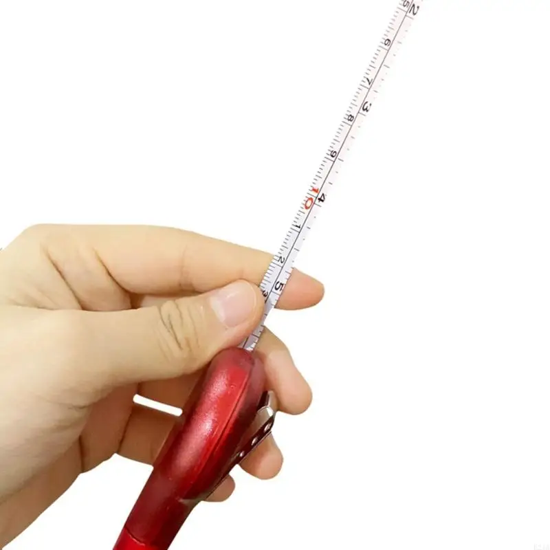 4 Pieces 2 in 1 Tape Measure Pens Multifunctional Ballpoint Pen Ruler Tape Pens
