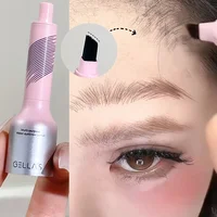 Liquid Square Brush Eyebrow Dye Quick Filling Hairline Soft Bristles Color Rendering Waterproof Makeup Wild Eyebrow Enhancers 1