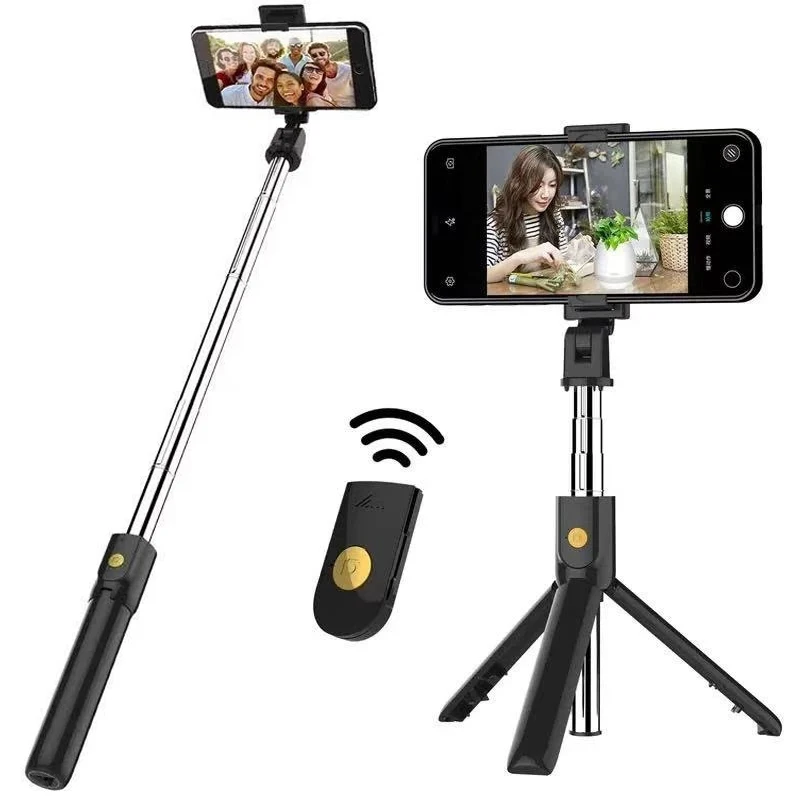 Selfie Stick Tripod Selfie Stick Cell Phone Selfie Stick Smartphone Selfie Stick Wireless Selfie Stick Tripods Stand Bluetooth Remote Extendable Mini Tripod iPhone Mobile Phone Tik tok Video Live