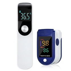 Advanced Non-Contact Infrared Thermometer with Oximeter (Mode 5)