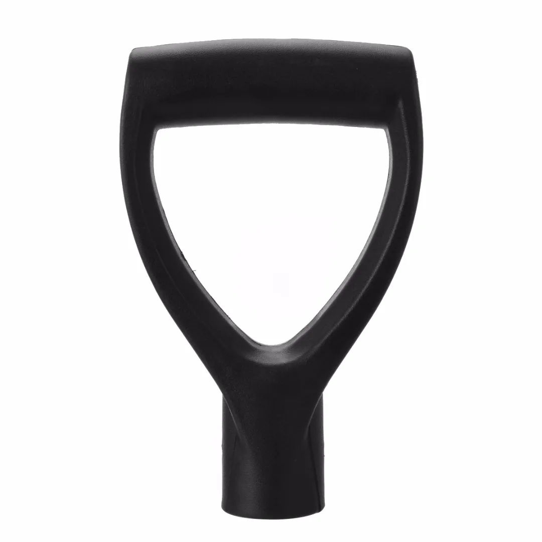 

1 Pc D-shaped Steel Shovel Handle Black Plastic Replacements Accessories Snow Shovel Top Handle Garden Digging Raking Tools