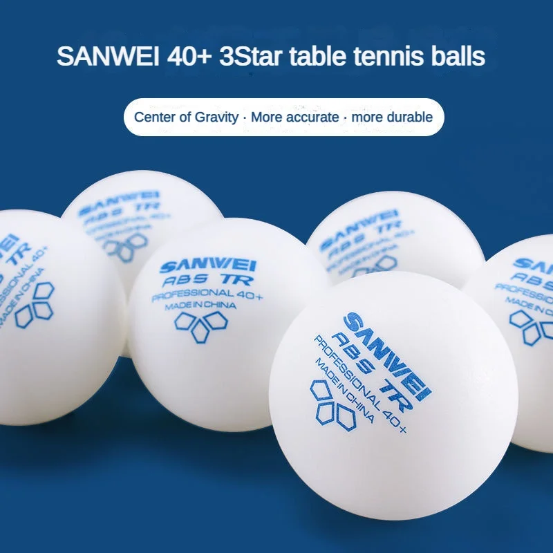Sanwei3StarTableTennisBallsTRWhite30PcsSANWEI40Professional