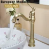 KEMAIDI Bathroom Ceramic Vessel Sinks White Round Porcelain Vessel Sink Counter Top Flower Bird Pattern Bowl Sinks for Bathrooms 5
