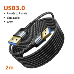 High - Speed Toocki USB A Male to Male Extension Cable - 5Gbps Fast Transmission (2M)