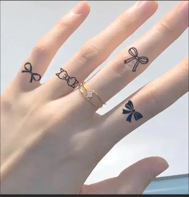 Bow Tattoo Above The Knee | TikTok