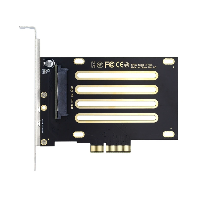 

Nvme Pcie SSD U.3 U3 Kit SFF-8639 To PCI-E 4,0 X4 хост-адаптер для материнской платы PM1735 прочный и простой в установке