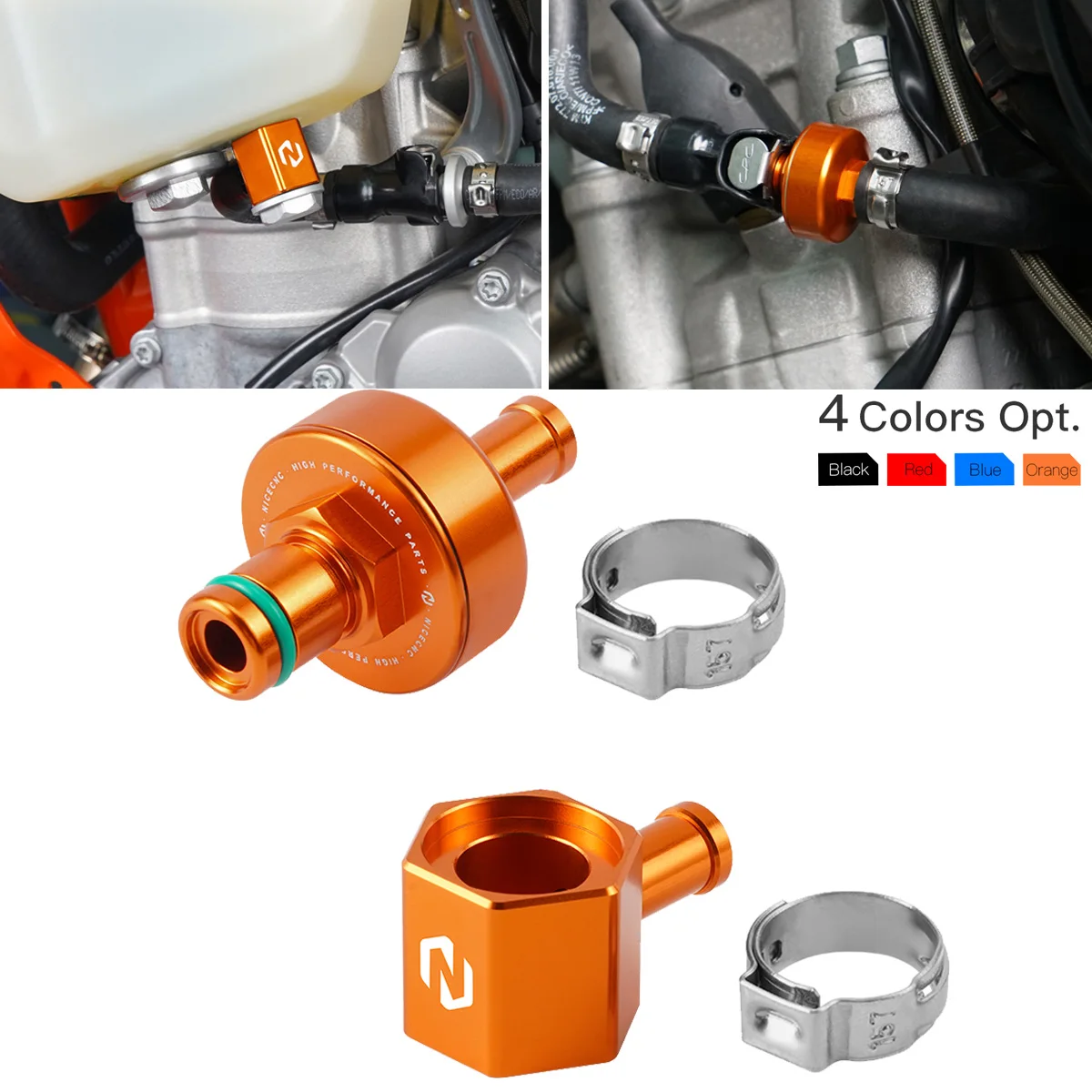 NiceCNC Fuel Line Oil Tank Filter Connector For KTM EXC EXCF XC XCF XCW
