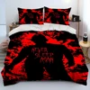 Horror Movie Character Chucky Saw Comforter Bedding Set,Duvet Cover Bed Set Quilt Cover Pillowcase,King Queen Size Bedding Set 5