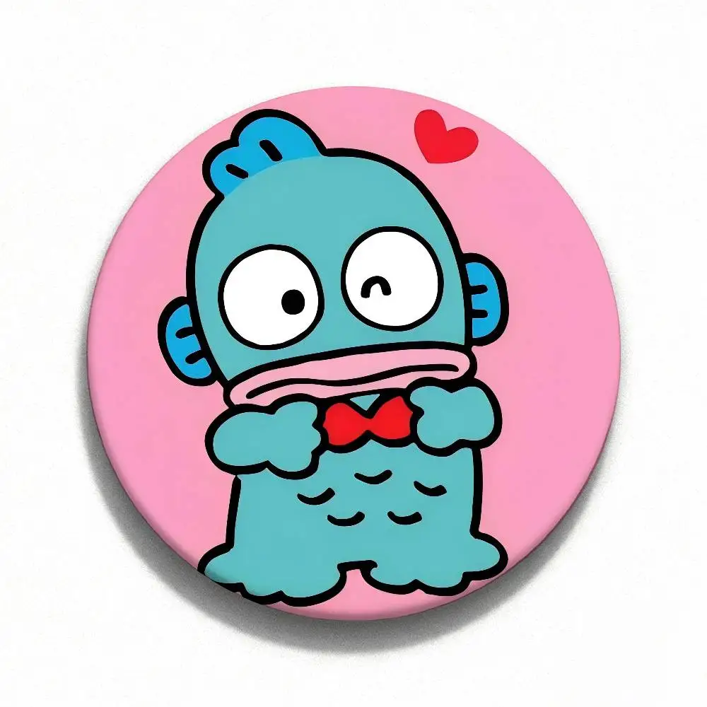 Handmade Hangyodon Cartoon Brooch – Cosplay Badge & Backpack Accessory
