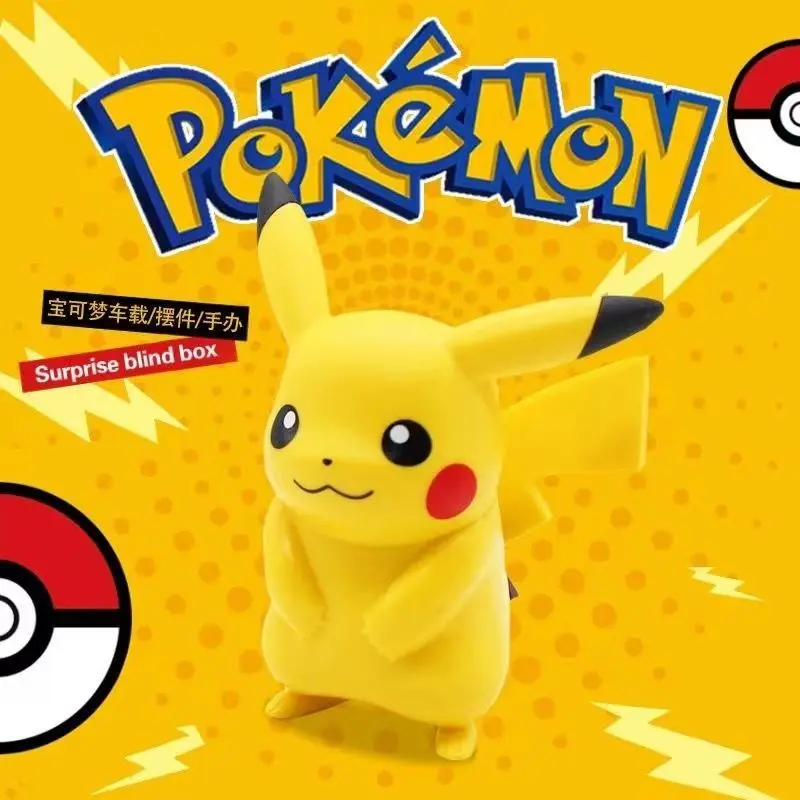 Pokemon Blind Box 6, Haustier-Elfen, Pikachu, Koda, Ente, Auto-Ornamente, Bao Kemeng, Handspielzeug. – Detail 5
