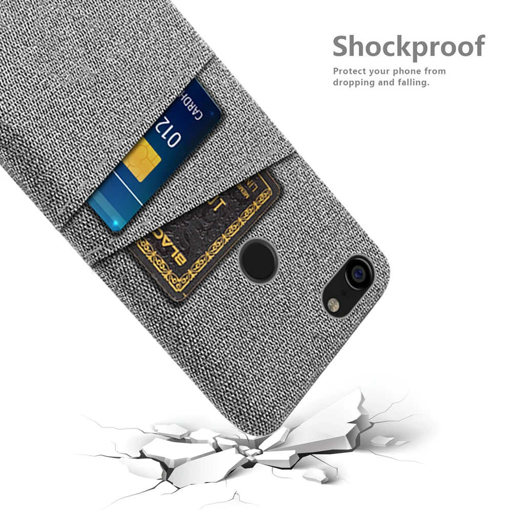 

For Google Pixel 3 3A XL 3XL 3 A 3AXL Funda Coque For Google Pixel 3 Case Pixel 3 XL Fundas Luxury Fabric Dual Card Phone Cover