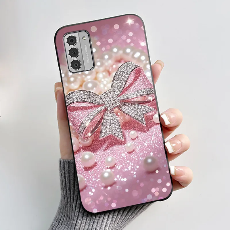 Silicone Soft Black Aesthetic Cute Cat Astronaut Phone Case Bumper Shell