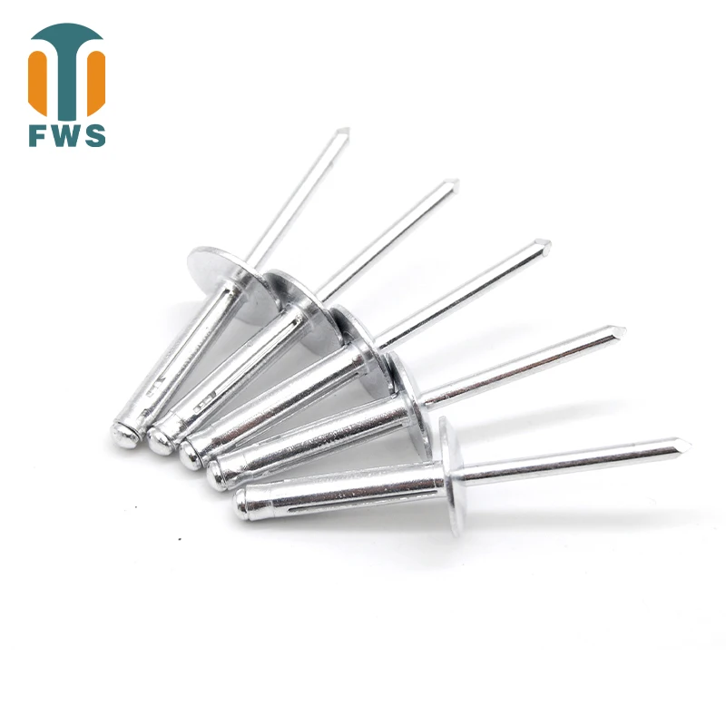 

50100 all-aluminum lantern type pull rivet folding 4.0mm 4.8mm soft or plastic material