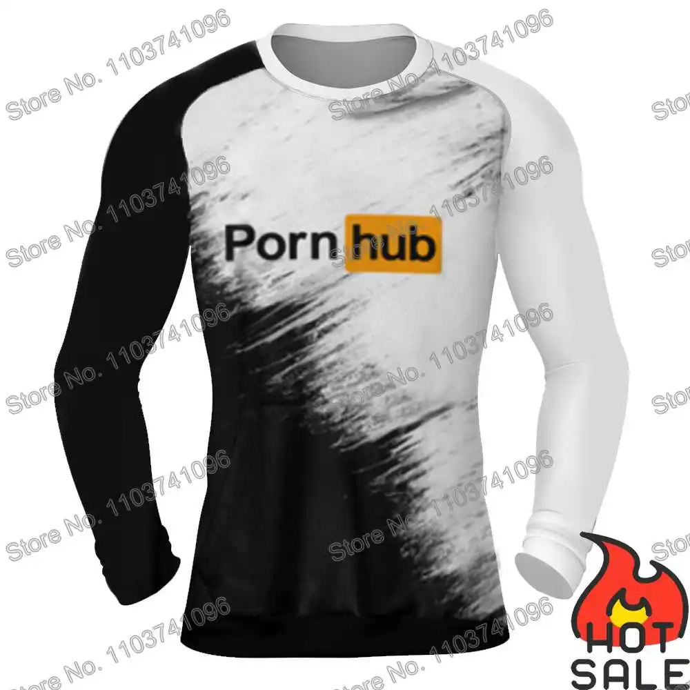 Hub Diving T-Shirt Tight Long Sleeve Rash Guard BJJ MMA Swimwear Men Surf Clothing Beach Floatsuit Women GYM Tops Sportswear