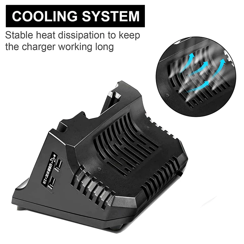 LCS436 LCS36 LCS40 Battery Fast Charger For Black Decker 36V 40V Max Lithium Ion Battery LBX1540 LBX2040 LBX2540 LBXR36 LBXR2036