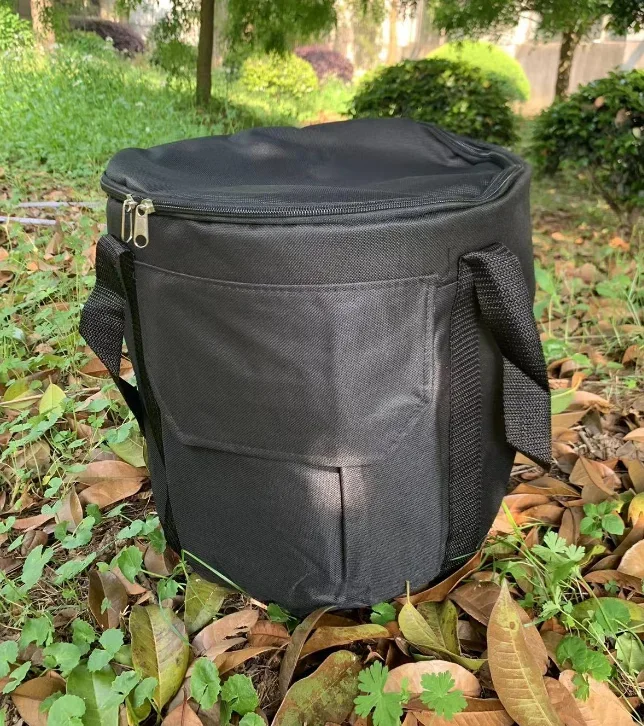 Wood and Charcoal Portable Camping Stove with Bag and Cast Iron Cookware