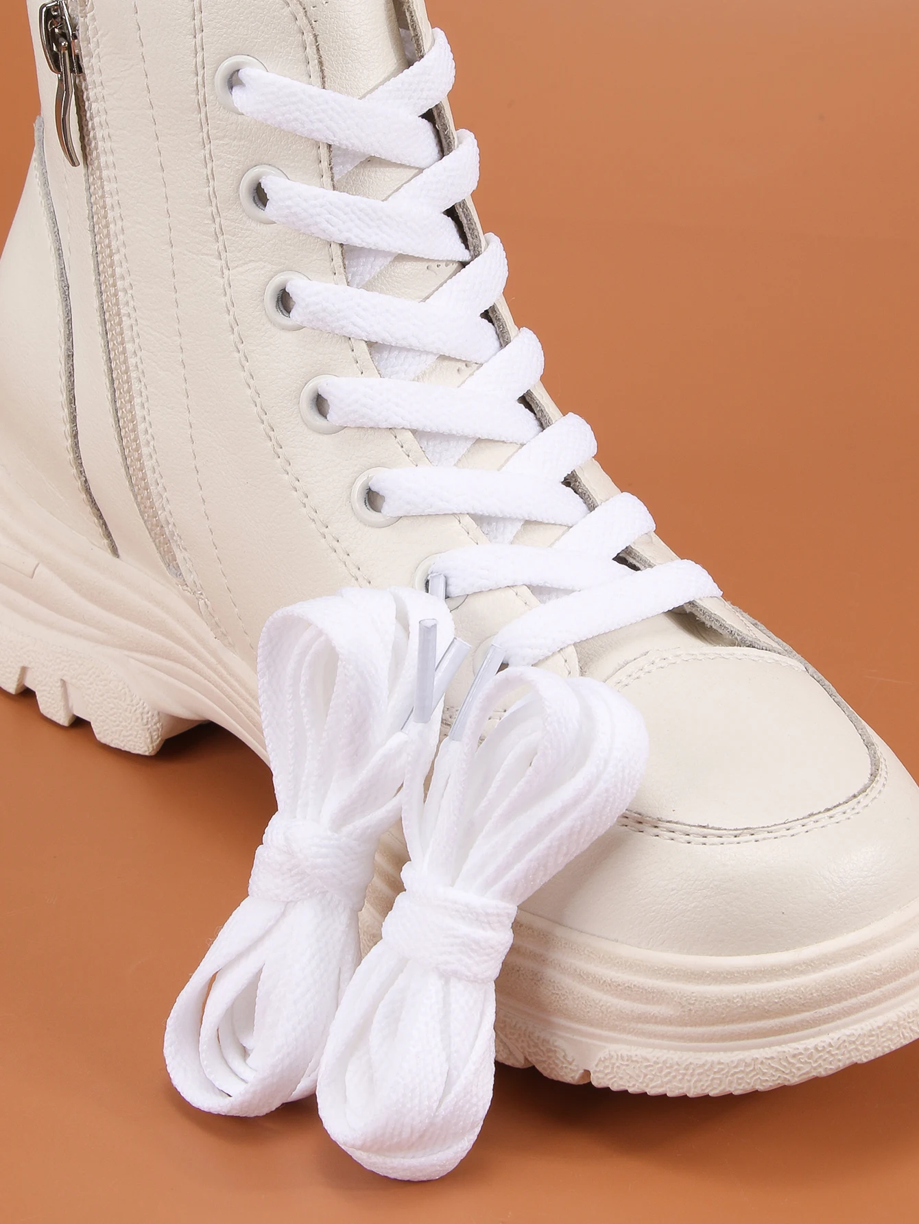 Shoe Laces Shoe Accessories 1 Polyester cotton shoelaces colored flat shoelaces sports and leisure men's and women's shoelaces