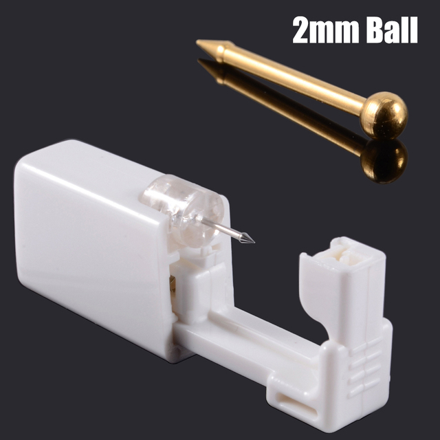 Unit Disposable Safe Sterile Piercing Unit For Gem Nose Studs Piercing Gun Piercer Tool Machine Kit Earring Stud Body Jewelry