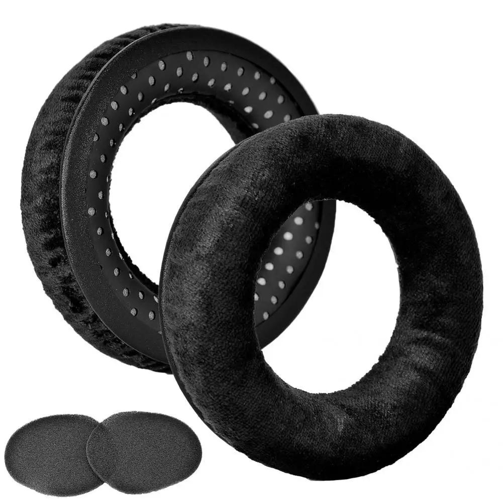 

Soft Replaceable 1 Pair Headphone Cushions Dust-proof Headphone Sleeves Gaming for Beyerdynamic DT99/DT880/DT770 PRO