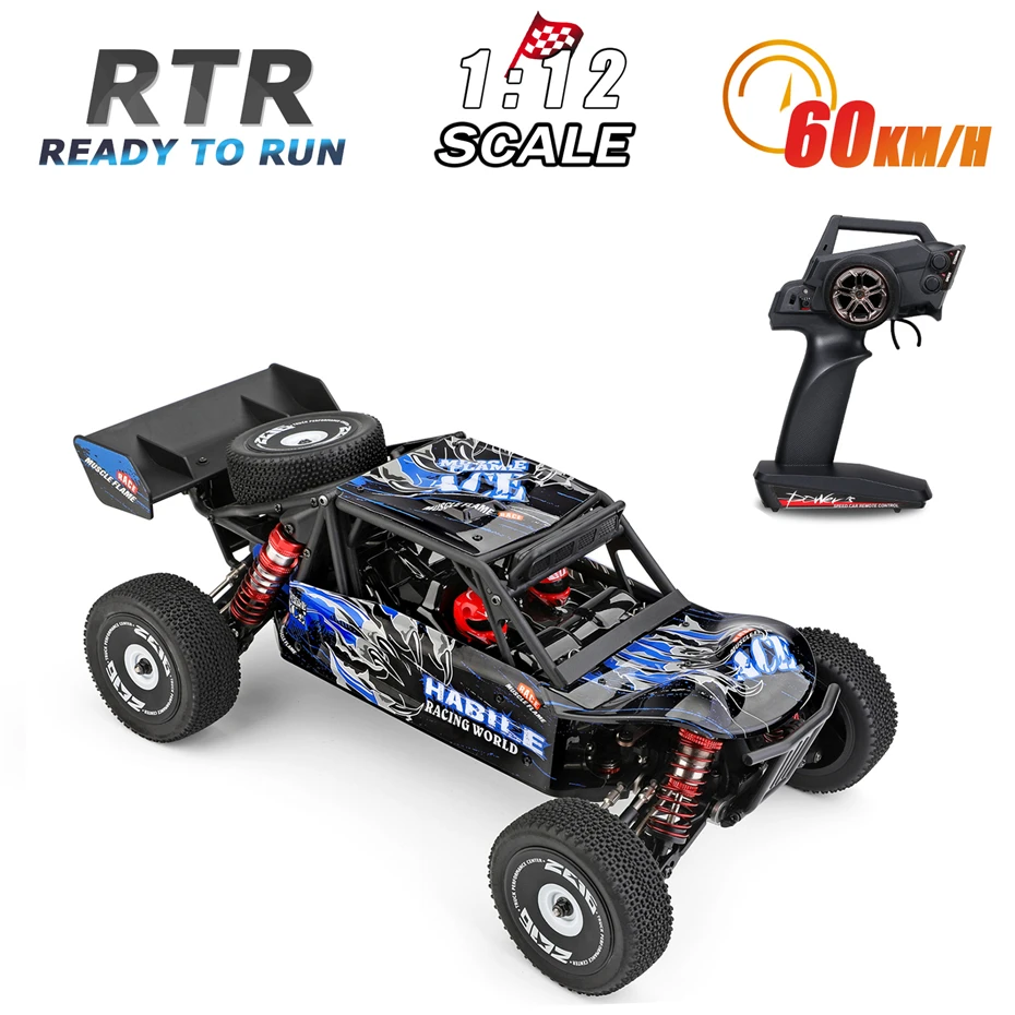 

Wltoys 124018 RTR 1:12 Scale RC Car 2.4Ghz 60KM/H High Speed Remote Control Car Off-road Climbing Crawler Christmas Gifts Toys