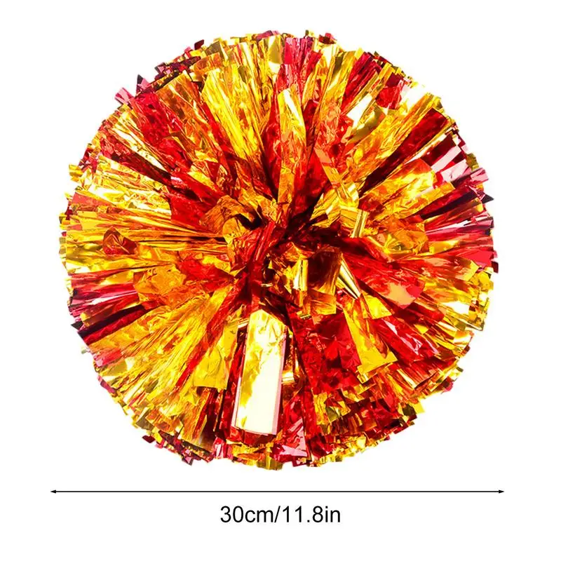Competition Flower Handle Cheerleader Pom Poms Cheerleading Cheering Ball Decorator Club Sport Supplies