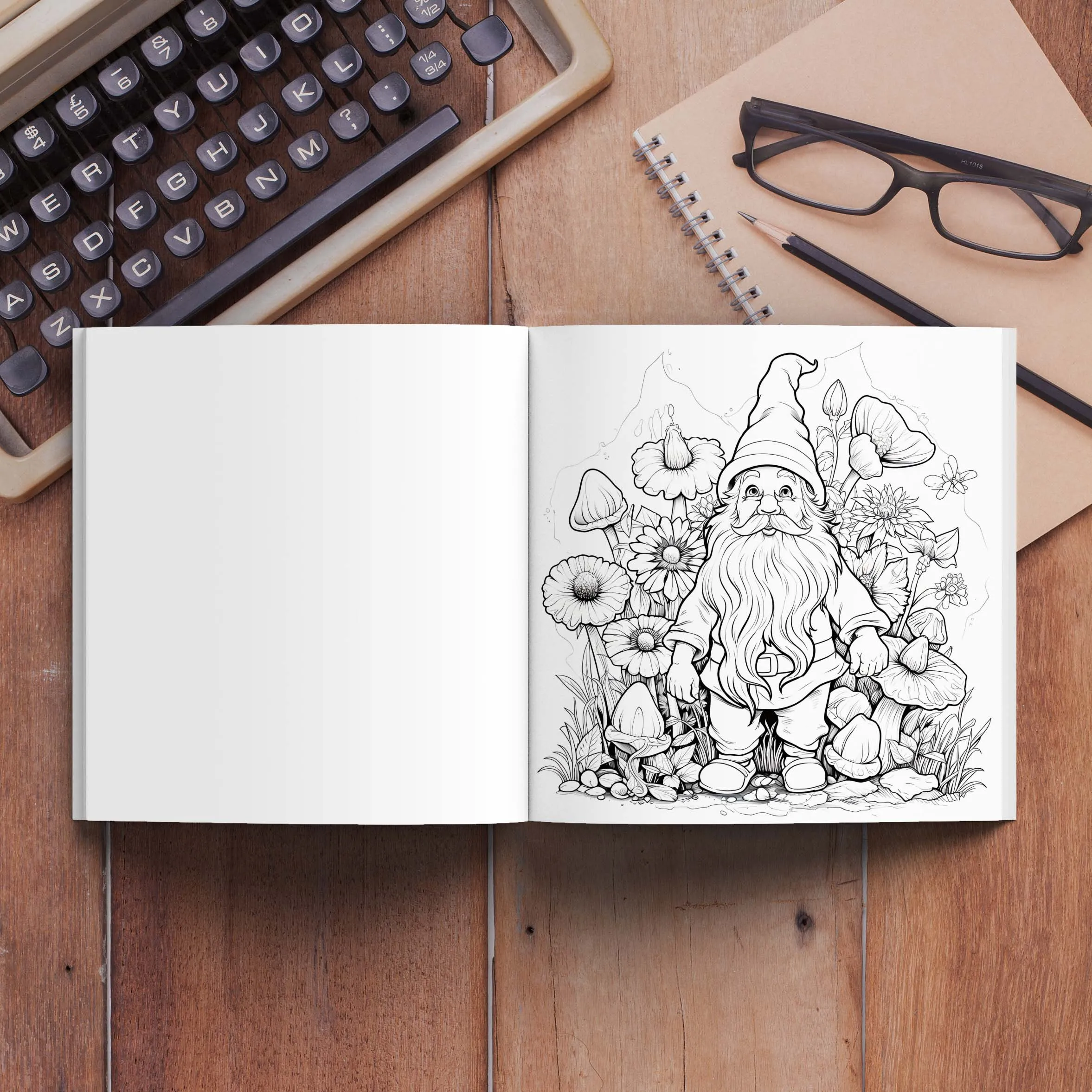 Zwerghälfte-Malbuch für Erwachsene und Jugendliche mit einfachen und ansprechenden DIY-Mal- und Zeichenbüchern als perfektes Geschenk zum Geburtstag – Detail 6