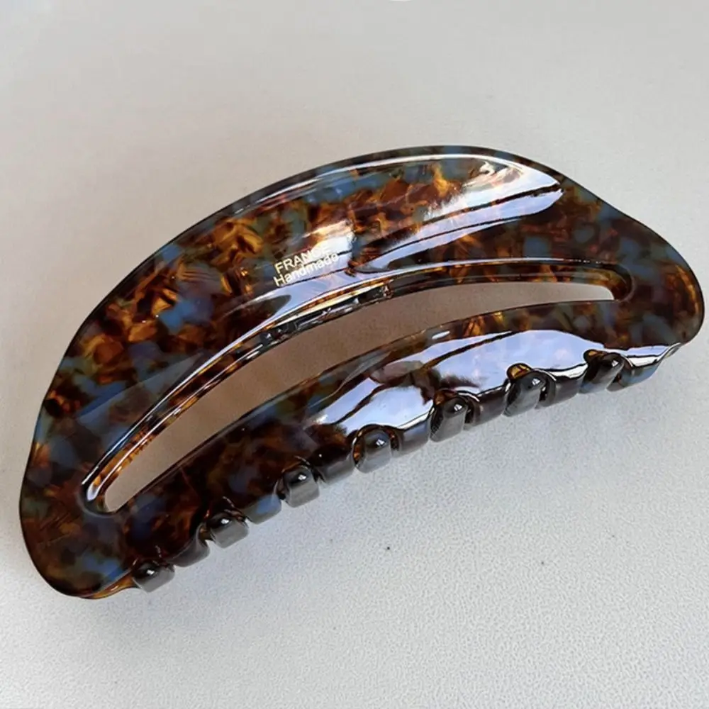 Hairdress Large Size Hair Claw 10.5CM Acetate Hair Clip Red Hair Pin Girls Women