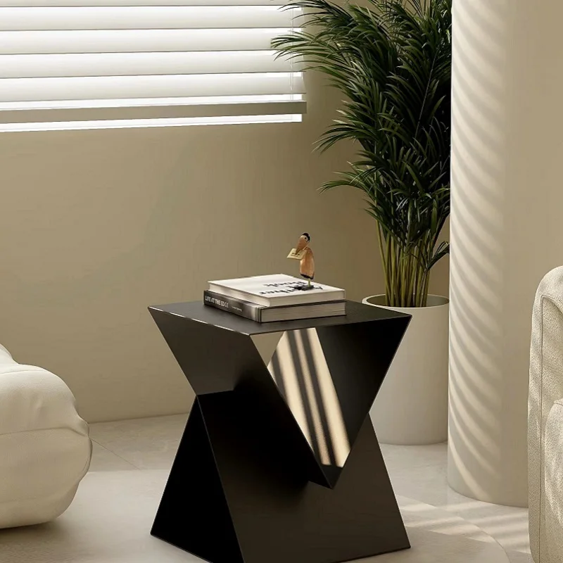 

Italian Light Luxury Household Side Table Movable Modern Simple Creative Small Tea Table Living Room Designer Sofa Side Table