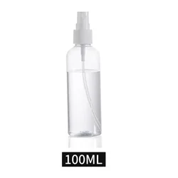 Portable Clear Plastic Spray Bottle Set - 3 Pack (30ml/50ml/100ml) for Gardening & Household Spraying (3pcs 100ml)