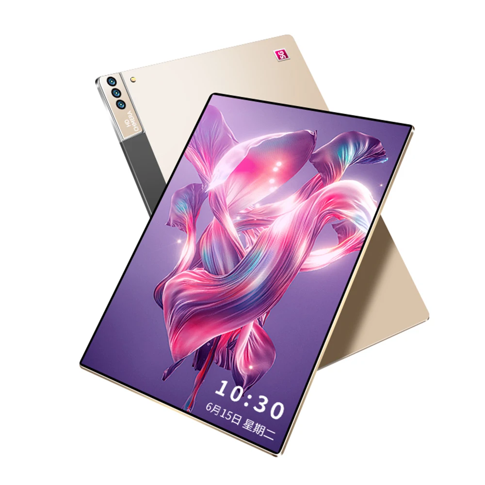 

P50 Gaming Tablet Laptop Google Play Tablette 10 Inch 12GB 512GB Pad Android 10 WPS 5G Deca Core Dual Sim GPS PC 8800mAh Battery