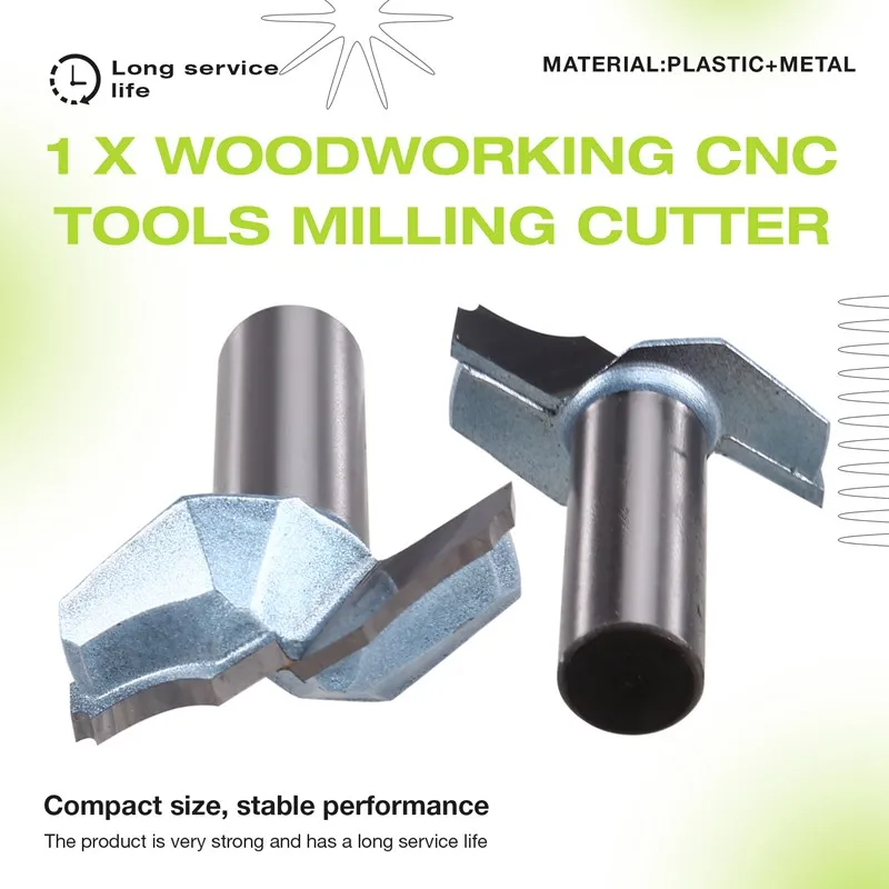 12.7mm 카바이드 팁 클래식 플런지 코팅 비트 조각 목공 CNC 도구 밀링 커터 1/2x40-A09I