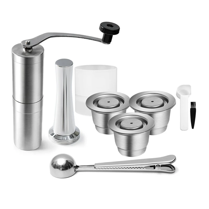 Tamper Per Capsule Di Caffè Ricaricabile Per Cialde Di Caffè Riutilizzabili Nespresso Accessori Per Caffè Per Barista Espresso Maker-A