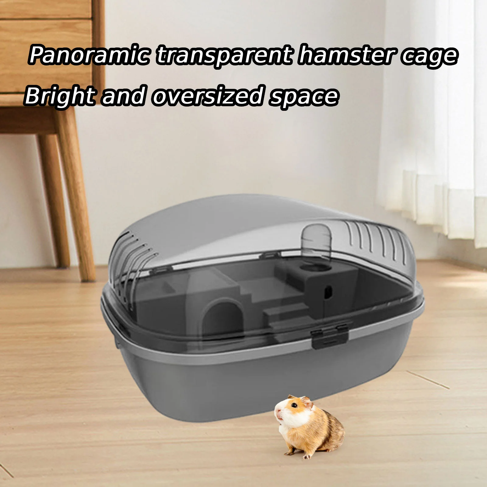 Hamster Cage Hamster Habitat House Small Animal Cage for Mice Guinea Pigs