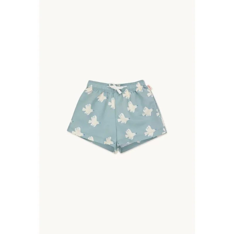 Girl Swimwears Seagull Long Sleeved Swimsuit Baby Girls Swimwear Boy Beach Shorts Boys Vacation Sunscreen Swimsuits