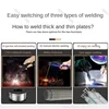 250 gas-free gas welding carbon dioxide gas shielded welding machine all-in-one small three-purpose welding machine set 3