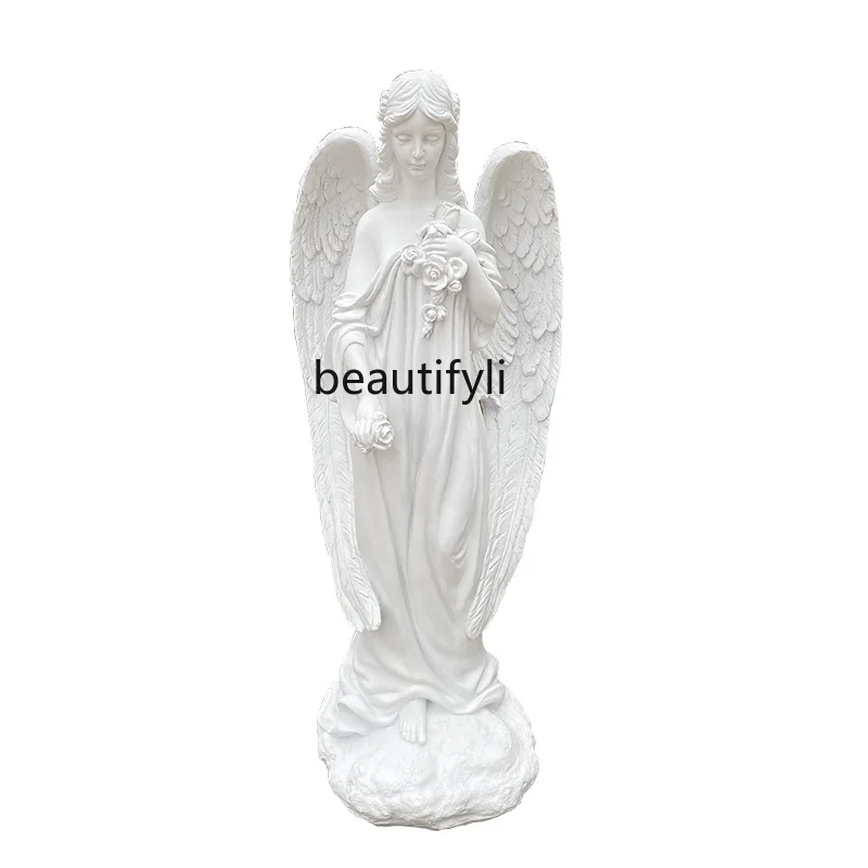 

European Resin Character Art Angel Sculpture Goddess Home Decoration Floor Big Decorations Wedding Props