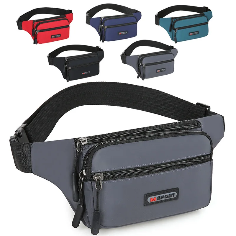 Waterproof Sports Waist Pack Bag for Travel Hiking Running Hands-free Business, Site Work, Sports, Mobile Phone, Waist Bag