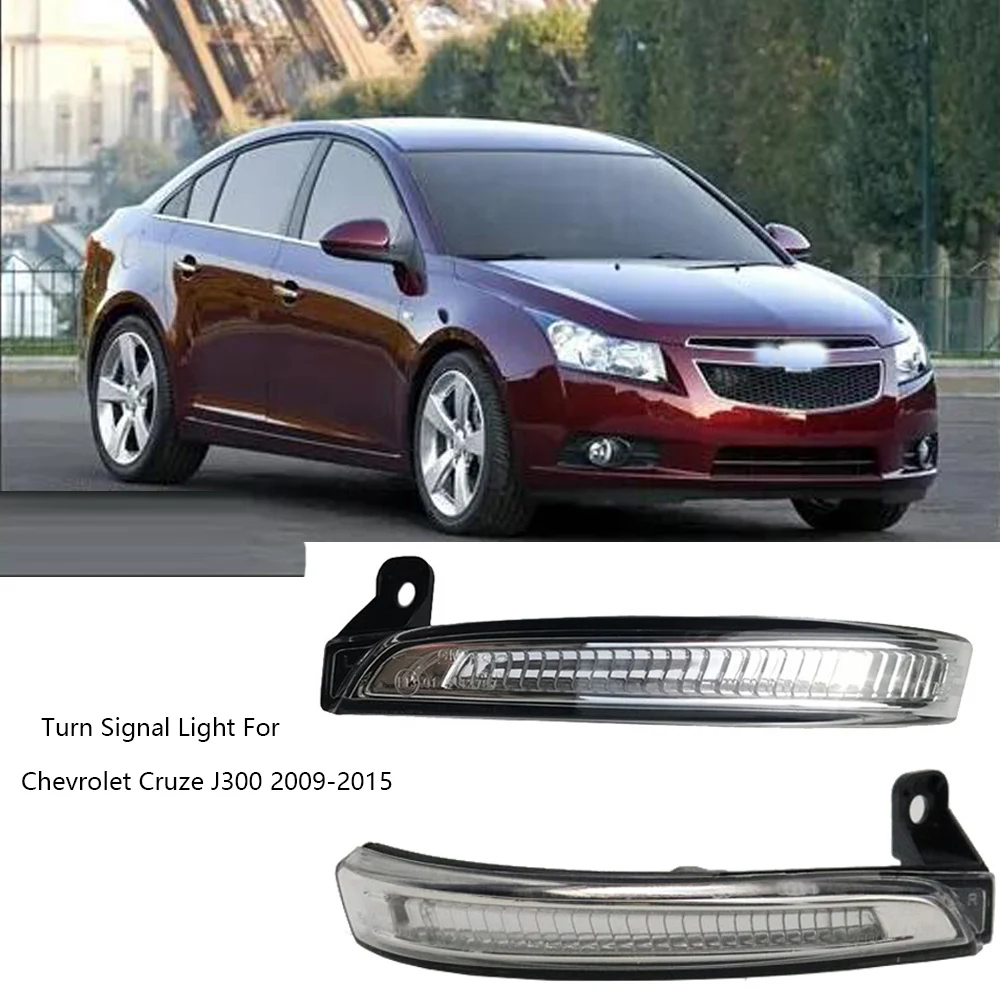 Car LED Rear View Mirror Turn Signal Light For Chevrolet Cruze J300 2009-2015 Auto Indicator Accessories